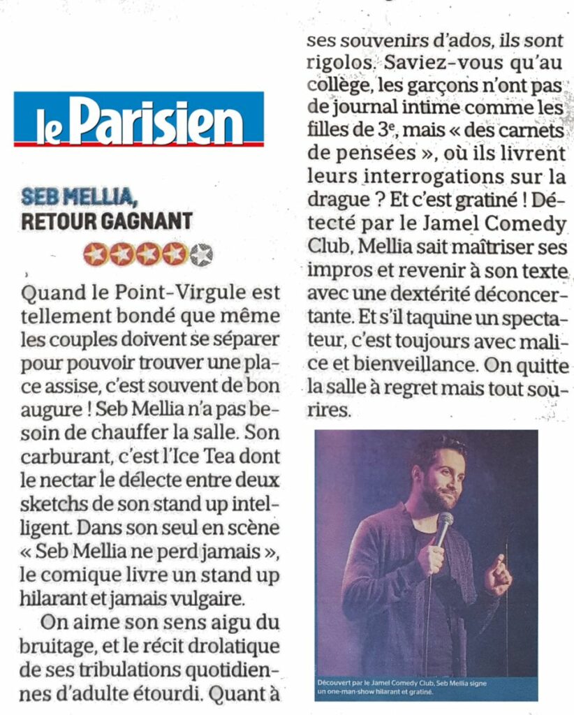 Article presse Le Parisien