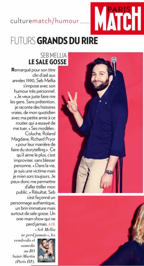 Article presse Paris Match